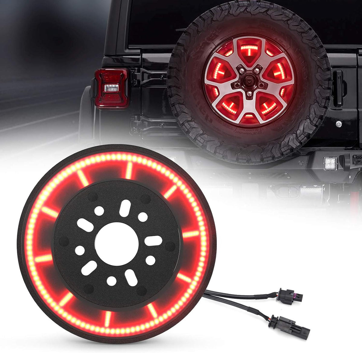 Spare Tire Brake Light with Back Up Camera J5071