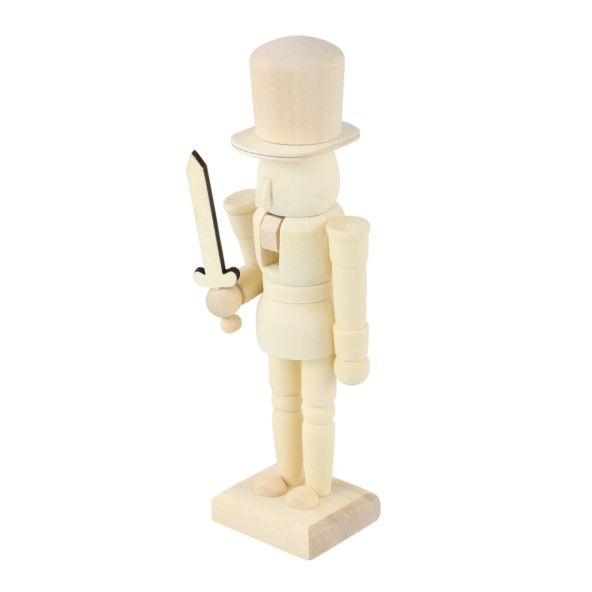 Unfinished Wooden Nutcracker Doll D286