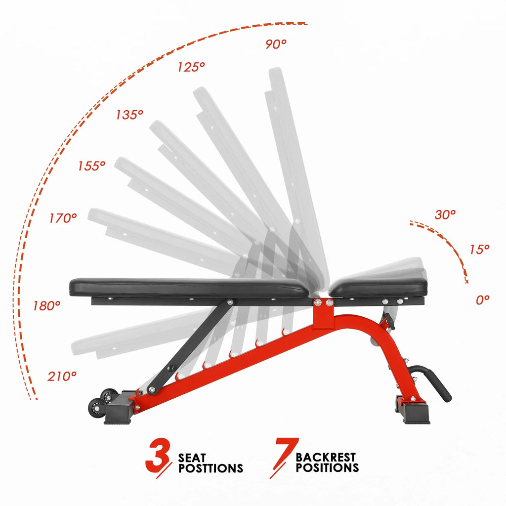 2000lbs Squat Rack with Weight Bench Combo F573506