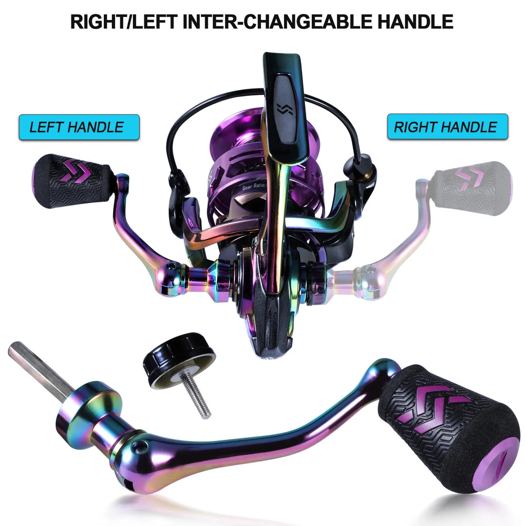 Multicolor Carbon Spinning Reel D5076