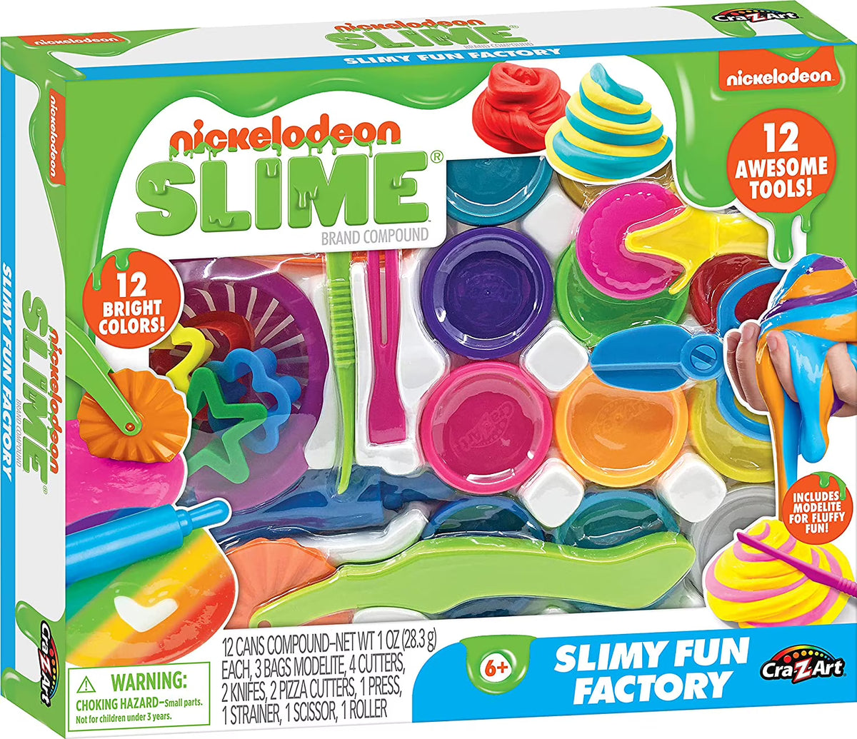12 Pre-Made Slimes Set with Tools L928098