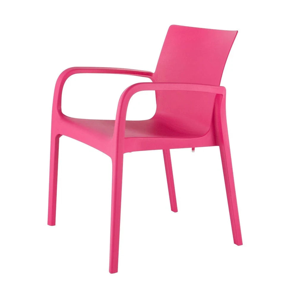 Red Stackable Dining Armchair, Set of 2 K92523