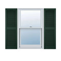 14 1/2 inch x 45 inch Vinyl Open Louver Shutters O398