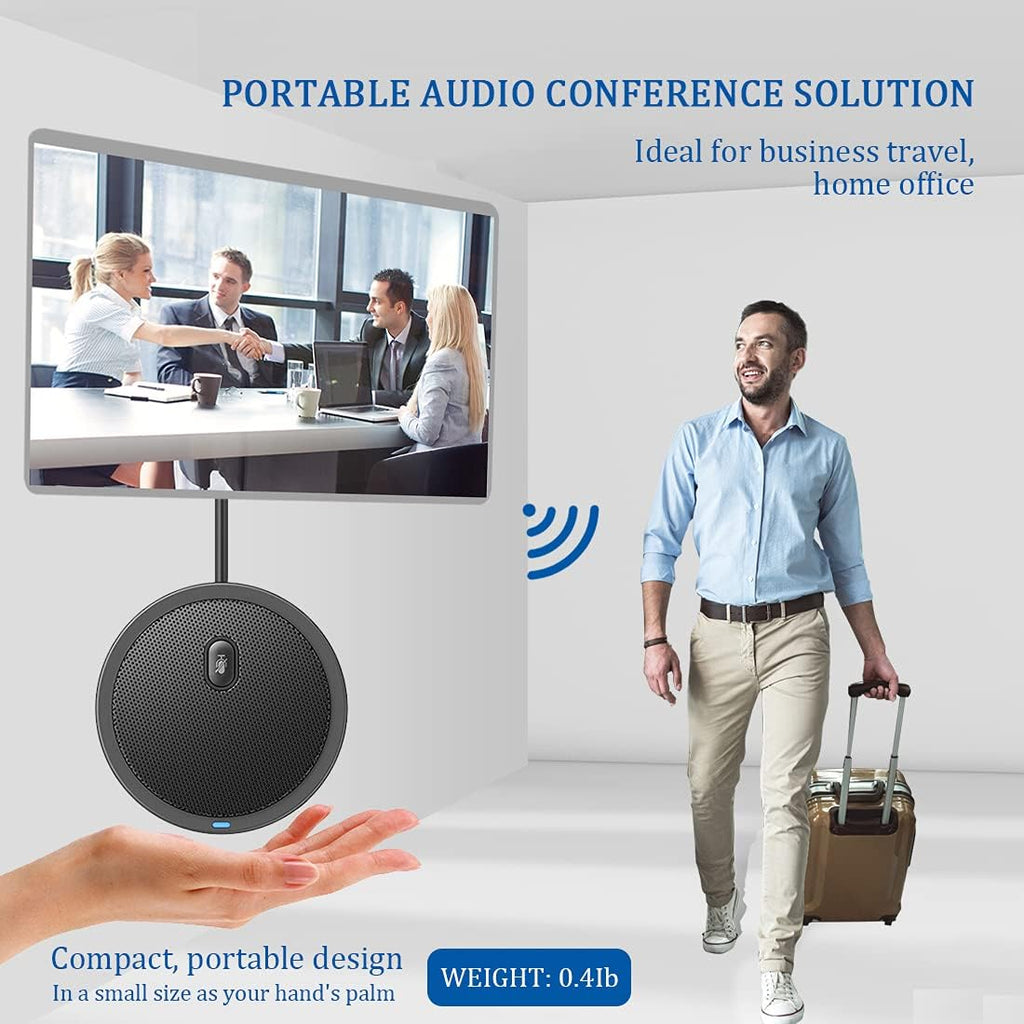 Bluetooth USB Omnidirectional Microphone Speaker with Noise Canceling S15124