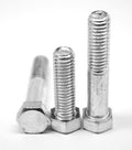 M14 x 2.00 x 50 mm Coarse Thread DIN 931 Class 8.8 Hex Cap Screw Medium Carbon Steel Zinc Plated Pk 200 H162