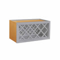 Gray 30 inch Wide x 15 inch Tall Wall Cabinet E89581