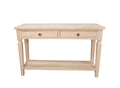 Solid Wood Sofa Table with Drawers N4408