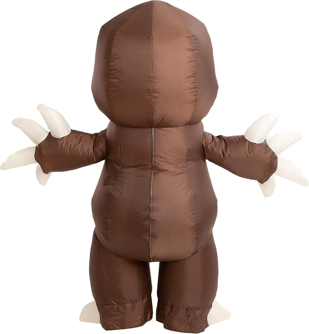 Inflatable Halloween Costume Full Body Sloth Brown M612