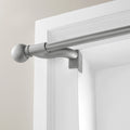 Adjustable Tension Single Curtain Rod, 48" - 84", Brushed Nickel S982862