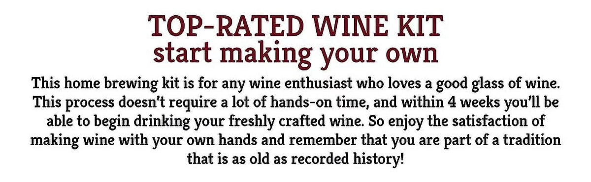 1 Gallon Wine Making Kit E9410