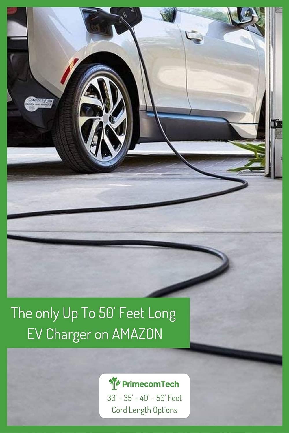 Portable Level 2 Electric Vehicle Charger, 30 Feet N6421