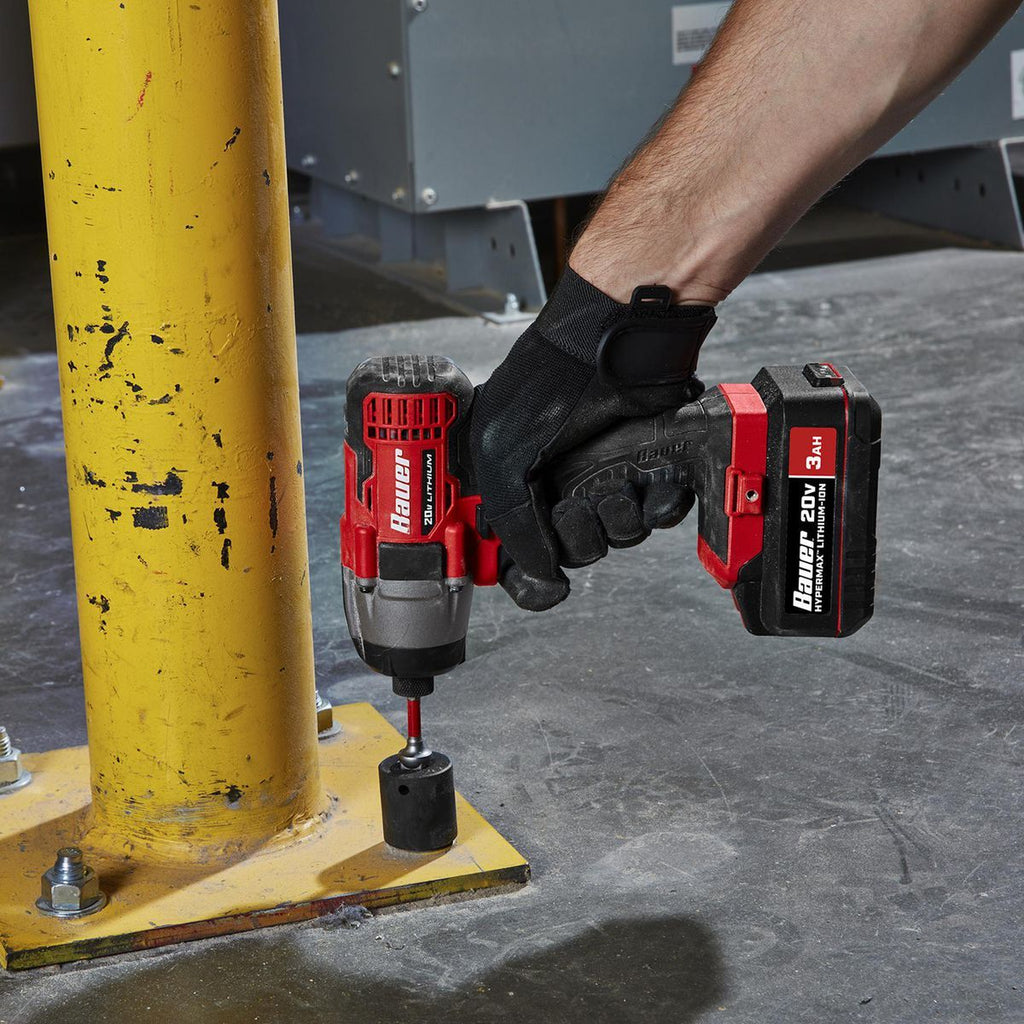 20V Cordless 1/4 in. Hex Compact Impact Driver Kit with Battery and Charger S179
