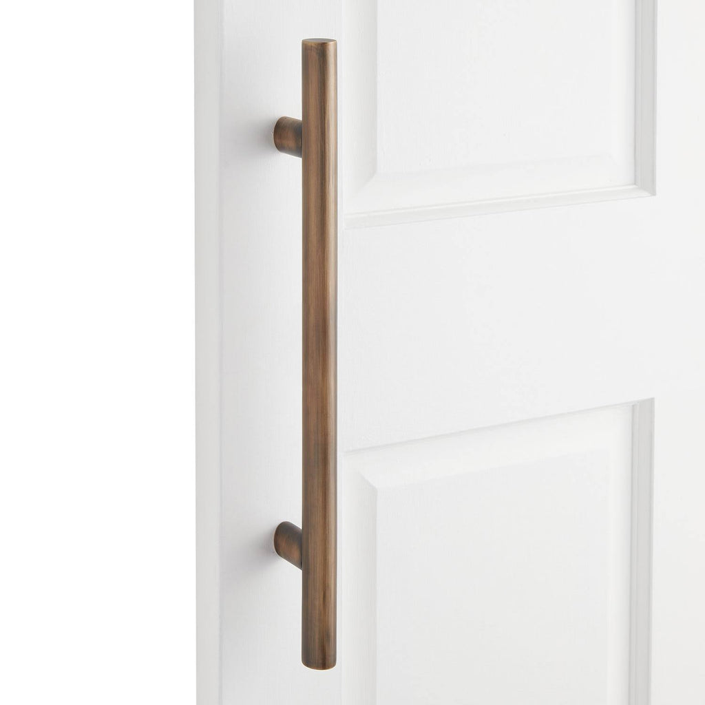 Satin Chrome Solid Brass Door Pull F12725