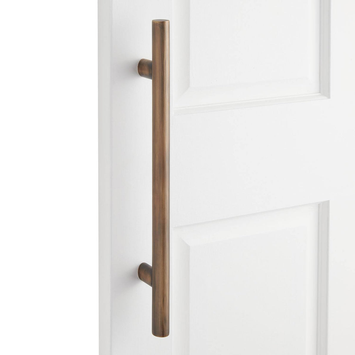 Satin Chrome Solid Brass Door Pull F12725