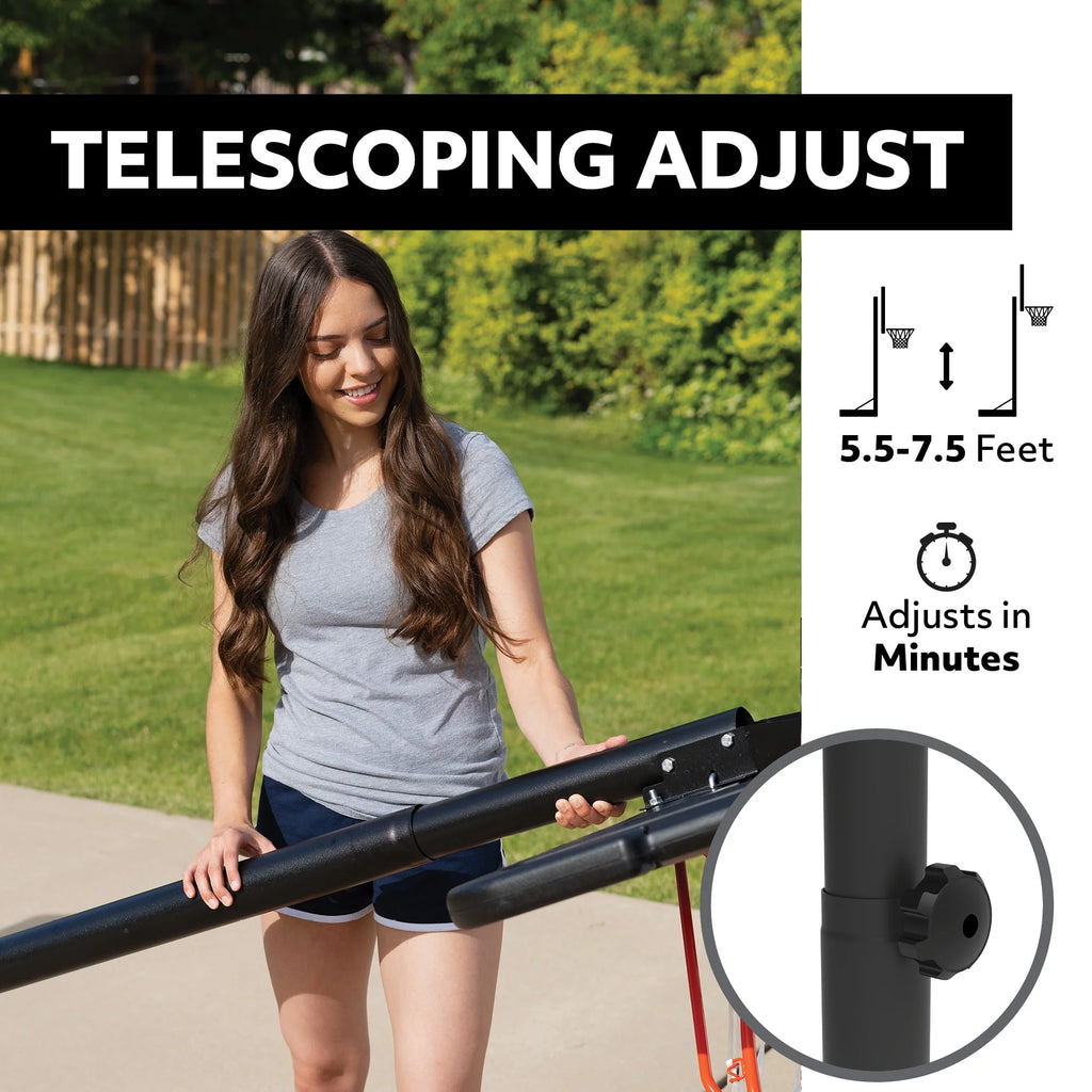 Adjustable Youth Portable Basketball Hoop F3463