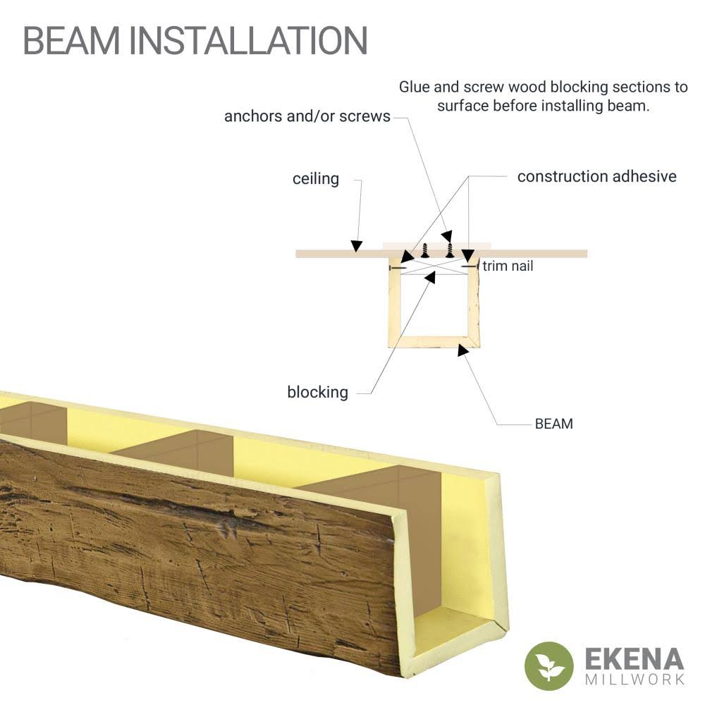 Natural Faux Wood Ceiling Beam Z94821