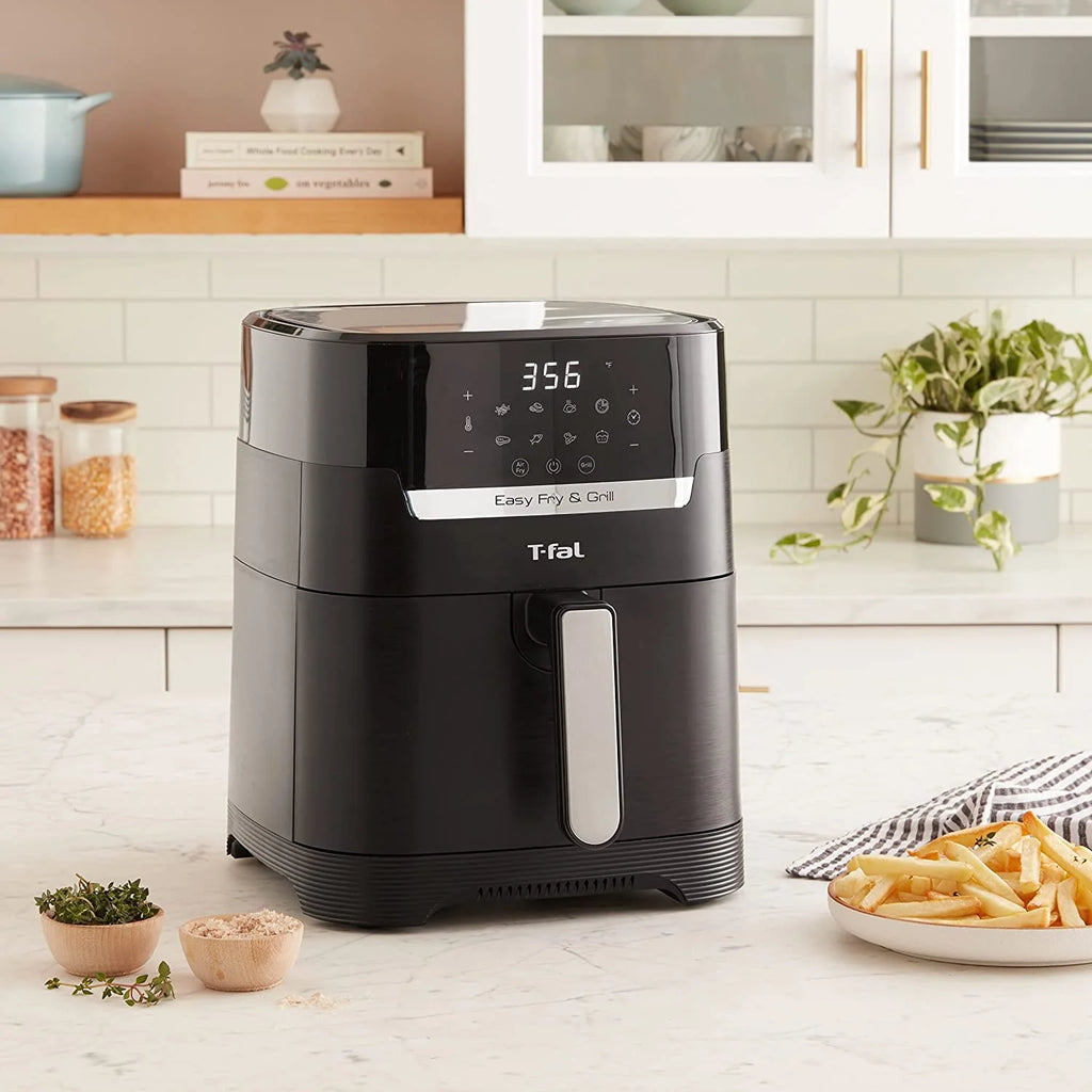 4.4 Qrt Black Air Fryer & Grill Combo B6774