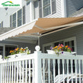 Retractable 12'x10' Beige Patio Awning Canopy K13595