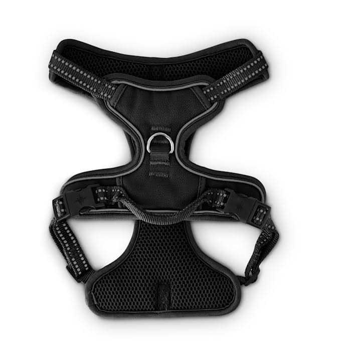 Black Front Walking Dog Harness H4874