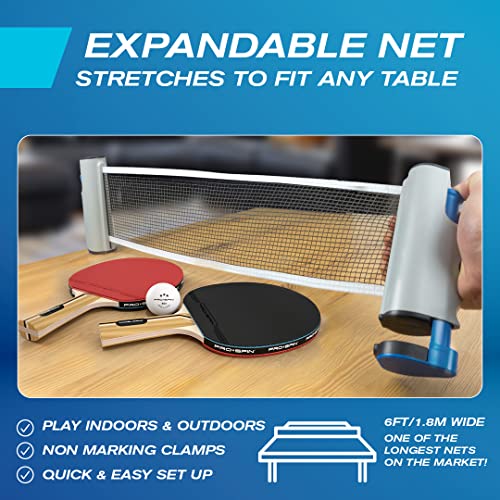 Portable Ping Pong Set with Retractable Net P103498