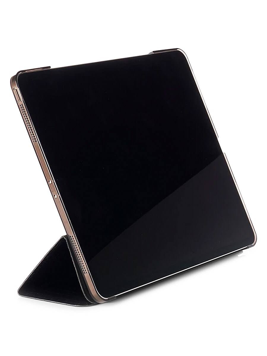 Black Crocodile-Embossed iPad Pro Case M110695