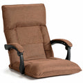 Brown 14-Position Floor Chair A553223