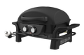 1 Burner Cast Aluminum Tabletop Propane Gas Grill Black X82987