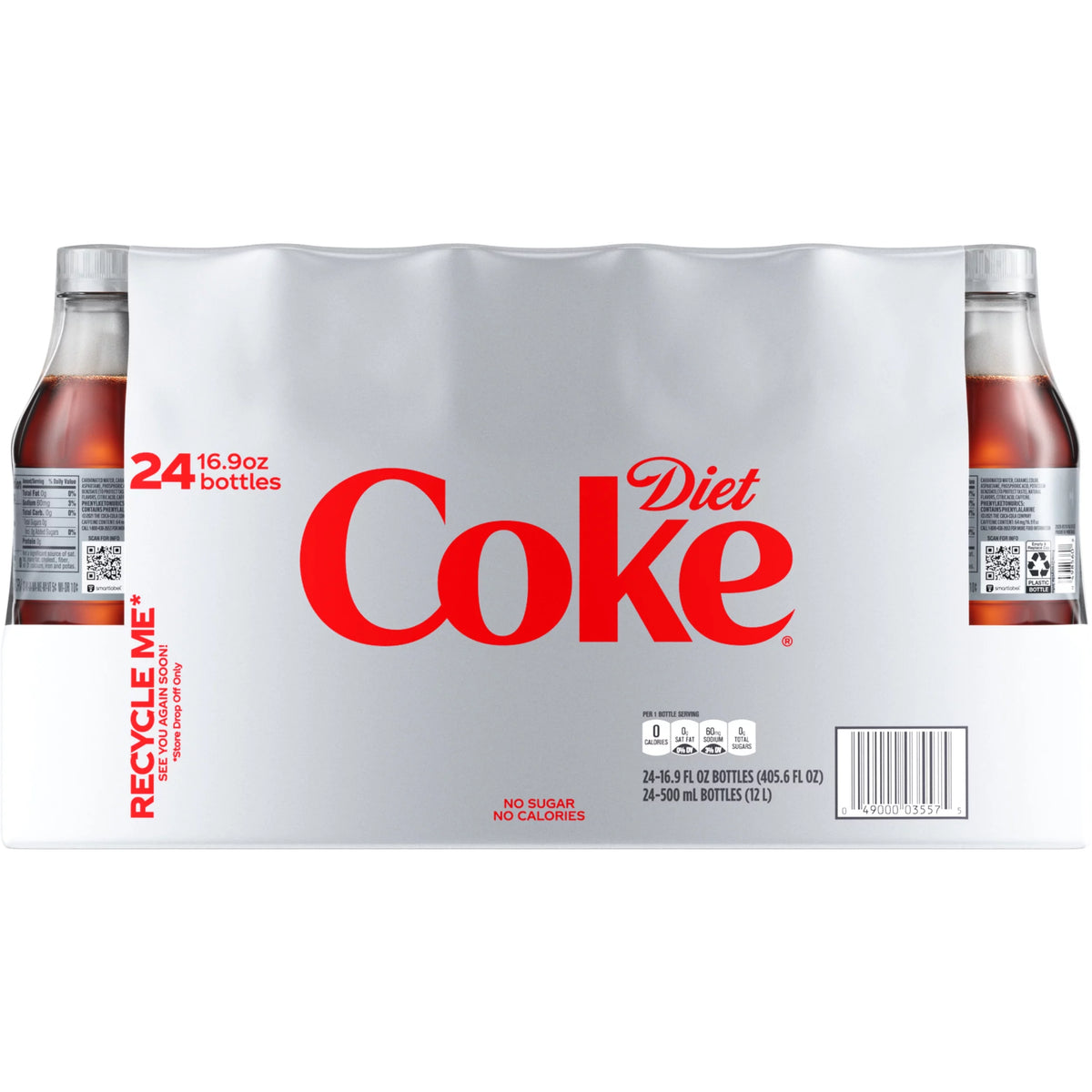 16.9 fl oz 24 Pack Soda Soft Drink F2860