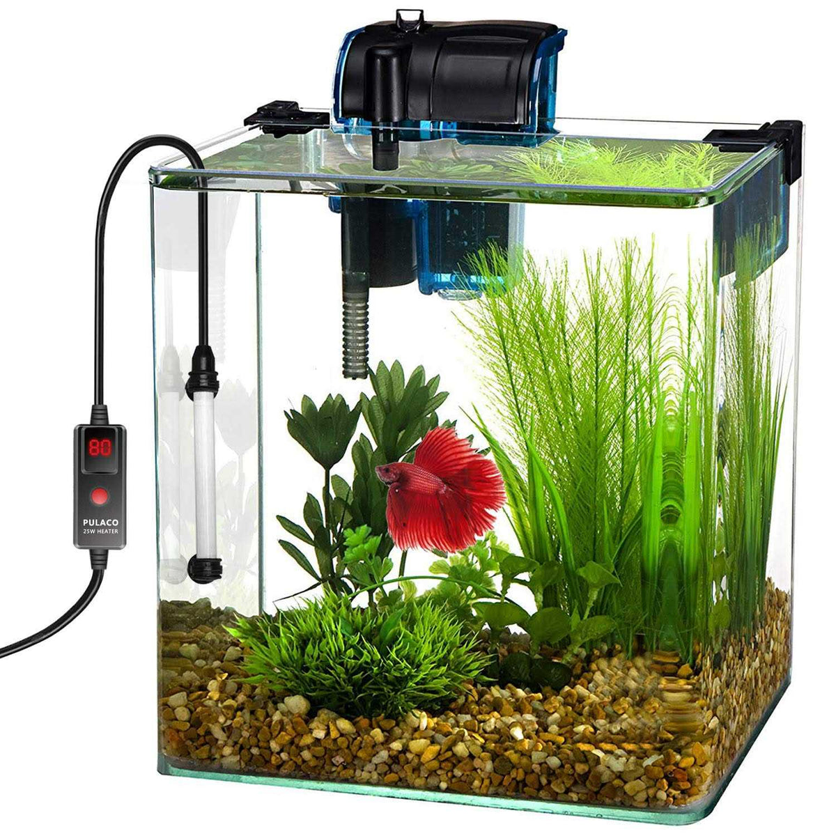50W Mini Aquarium Heater with External Controller K485