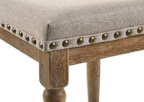 Weathered Oak Finish Counter Height Table W698285