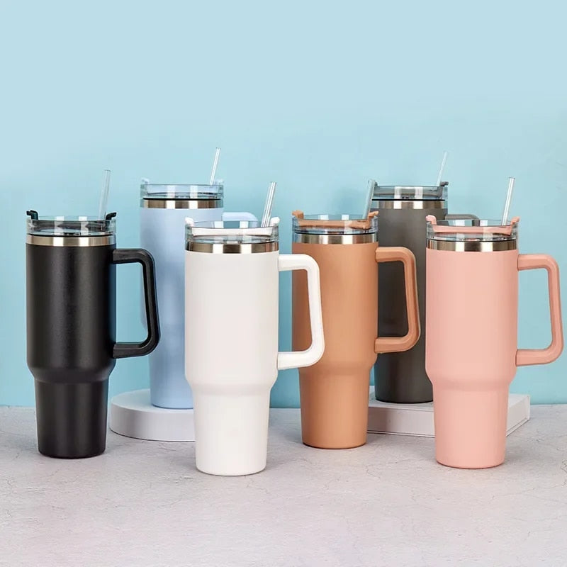40oz Stainless Steel Insulation Mug With Handle M11990