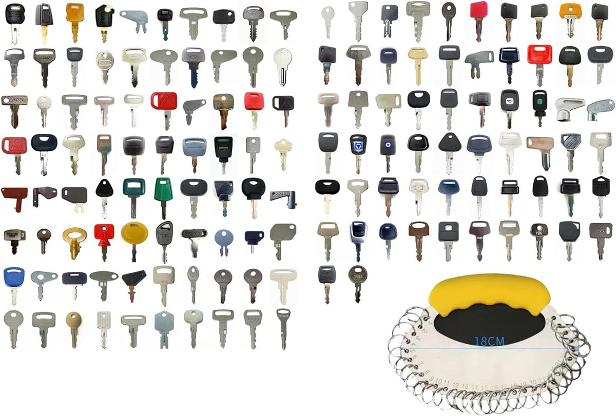 142PC Ignition Keys for Heavy Construction Equipment X381