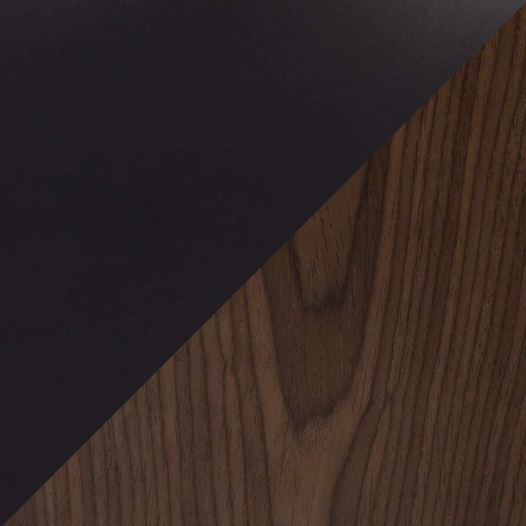 Adjustable Dining to Bar Table in Black Metal and Espresso E293