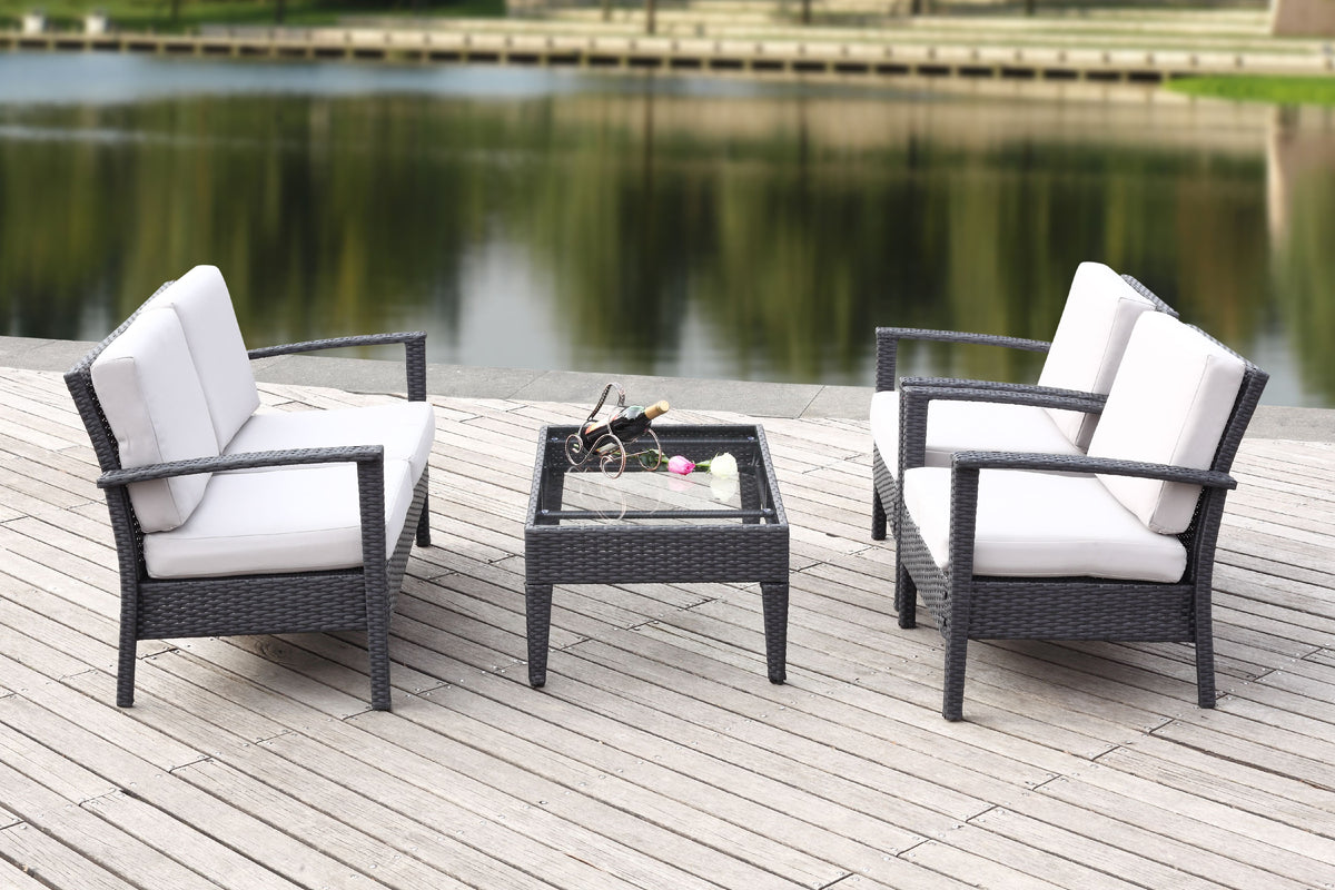 4 Piece Outdoor Set with Cushion W6708