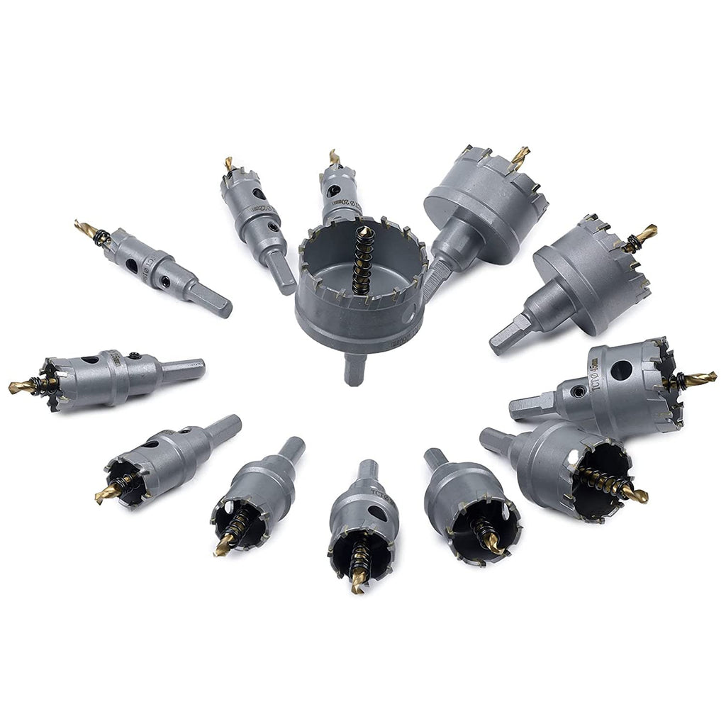 10 Pcs Tungsten Carbide Tipped Hole Saw Kit W2583