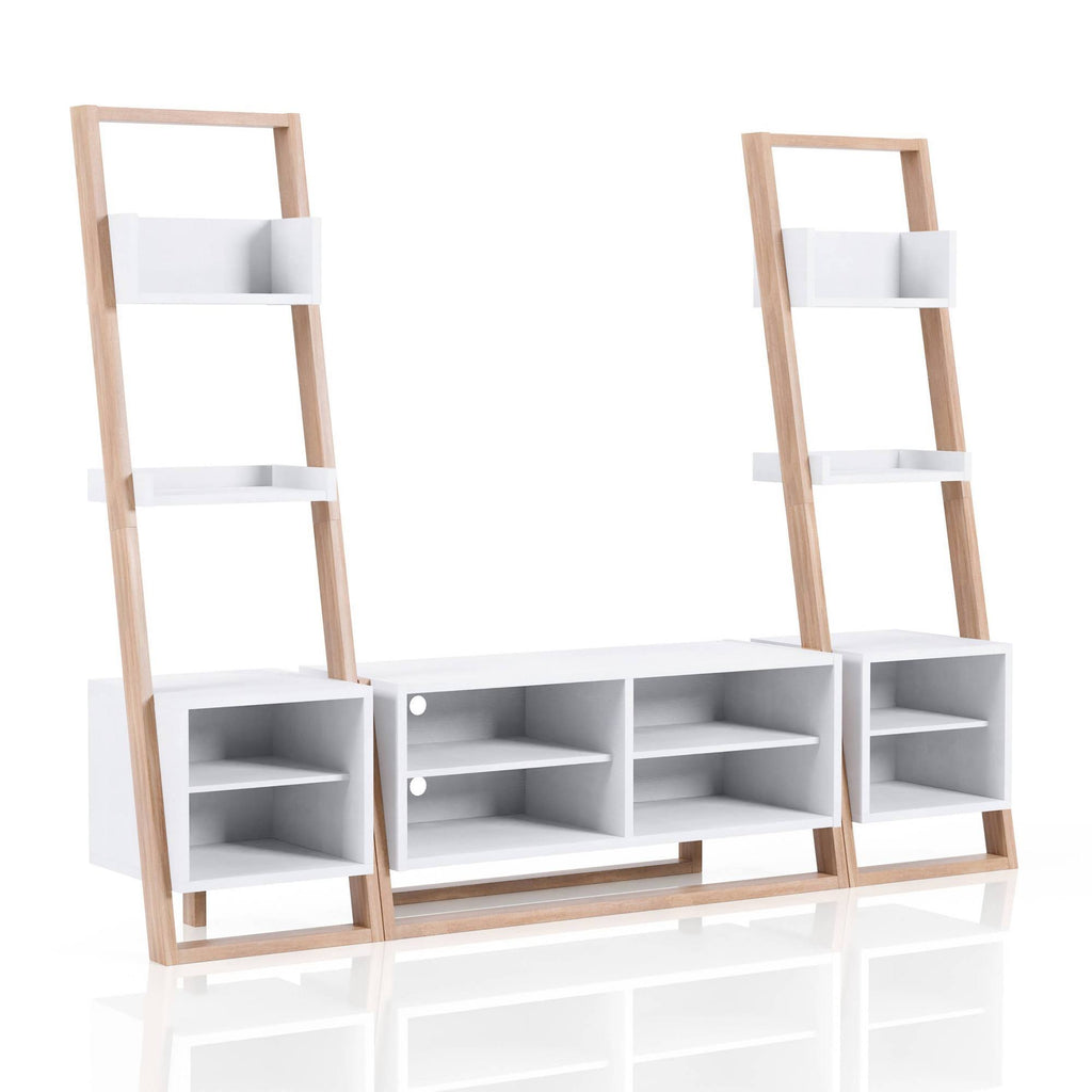 3PC Beige Entertainment Center N328111