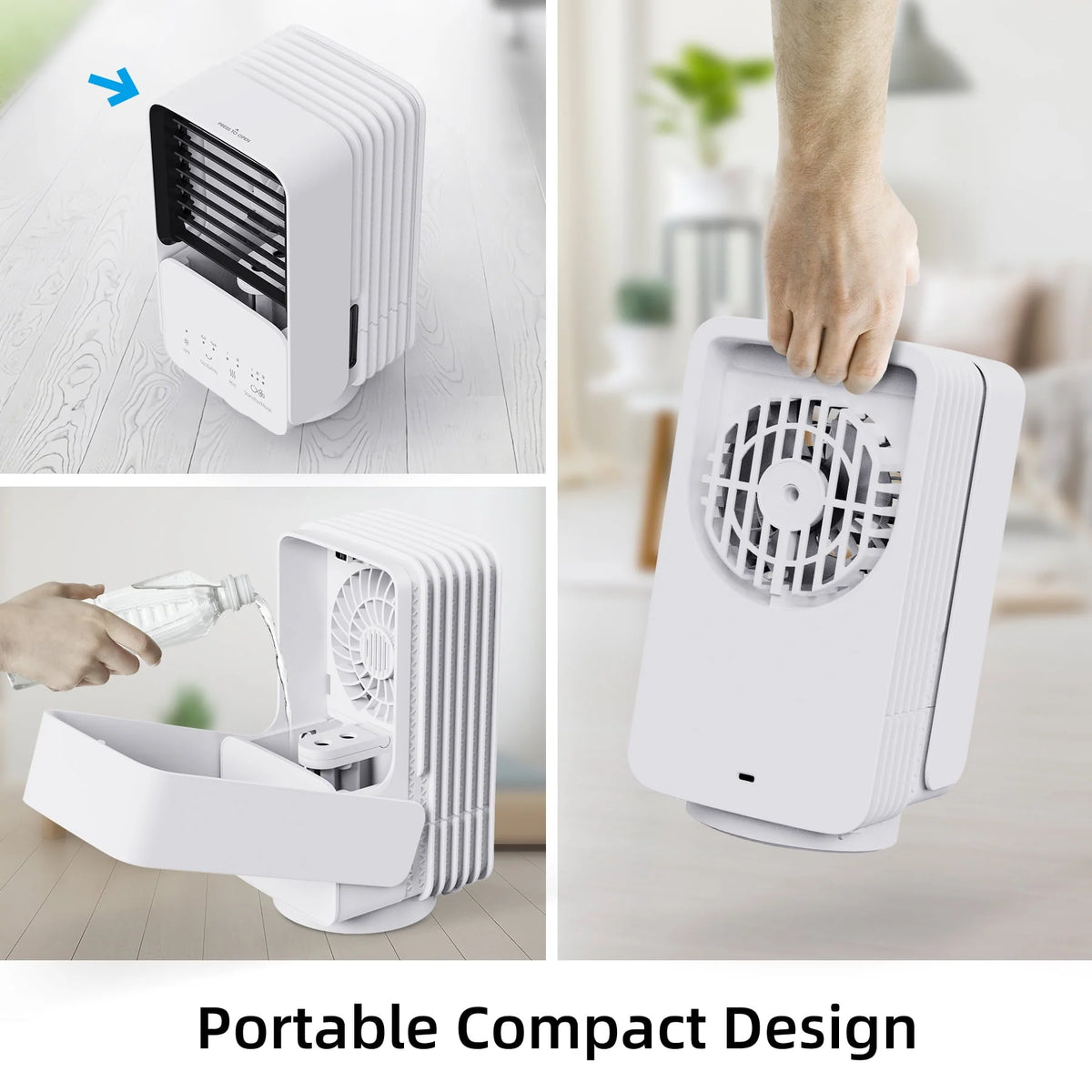 Portable Evaporative Air Cooler Fan with 3 Speeds Z389