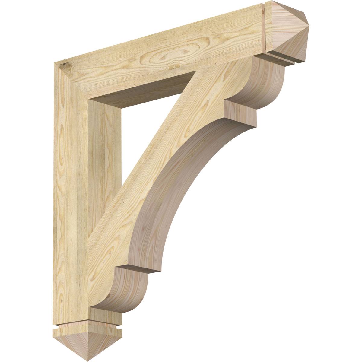 Douglas Fir Rough Sawn Bracket C7938