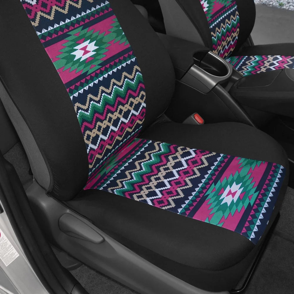 Two Tone Pattern Car Seat Covers G6557