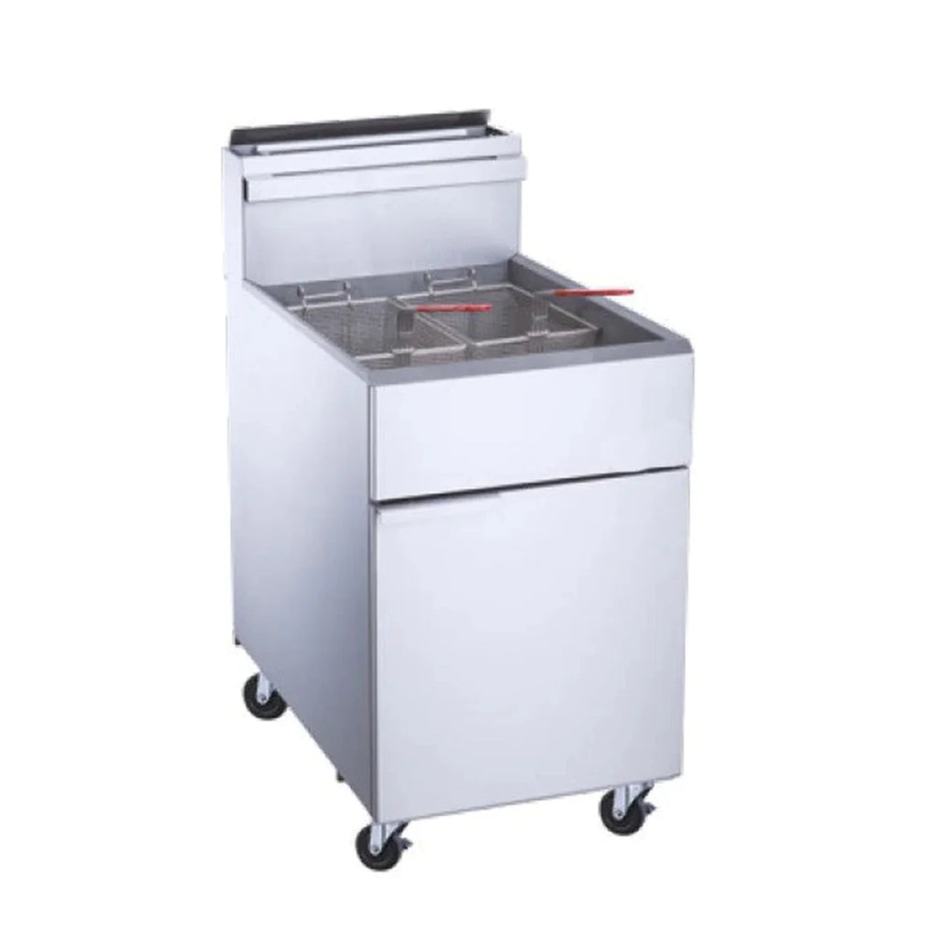70lb. LP Gas Deep Fryer with 5 Tube Burners G7576