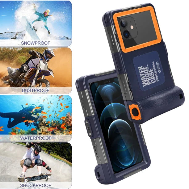 Waterproof Protective Case for Oppo A92 and Phones Up to 6.9 Inch with Lanyard M62175