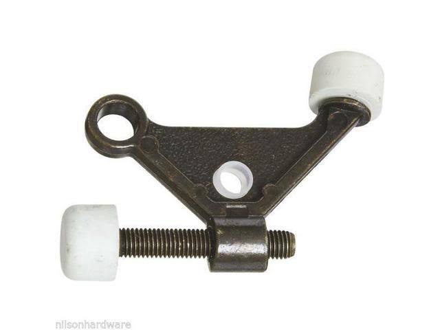 25 Pk Zinc Die-Cast Antique Brass Hinge Pin Door Stop C951