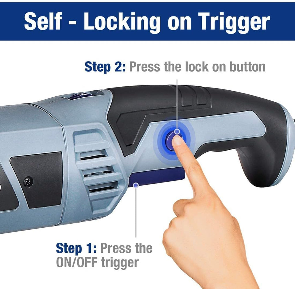 7-inch Buffer Polisher with 4 Pads, 6 Variable Speed D84684