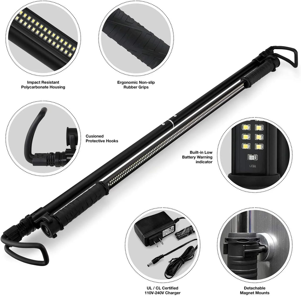 Rechargeable Cordless Work Light with 1,200 Lumens H567213