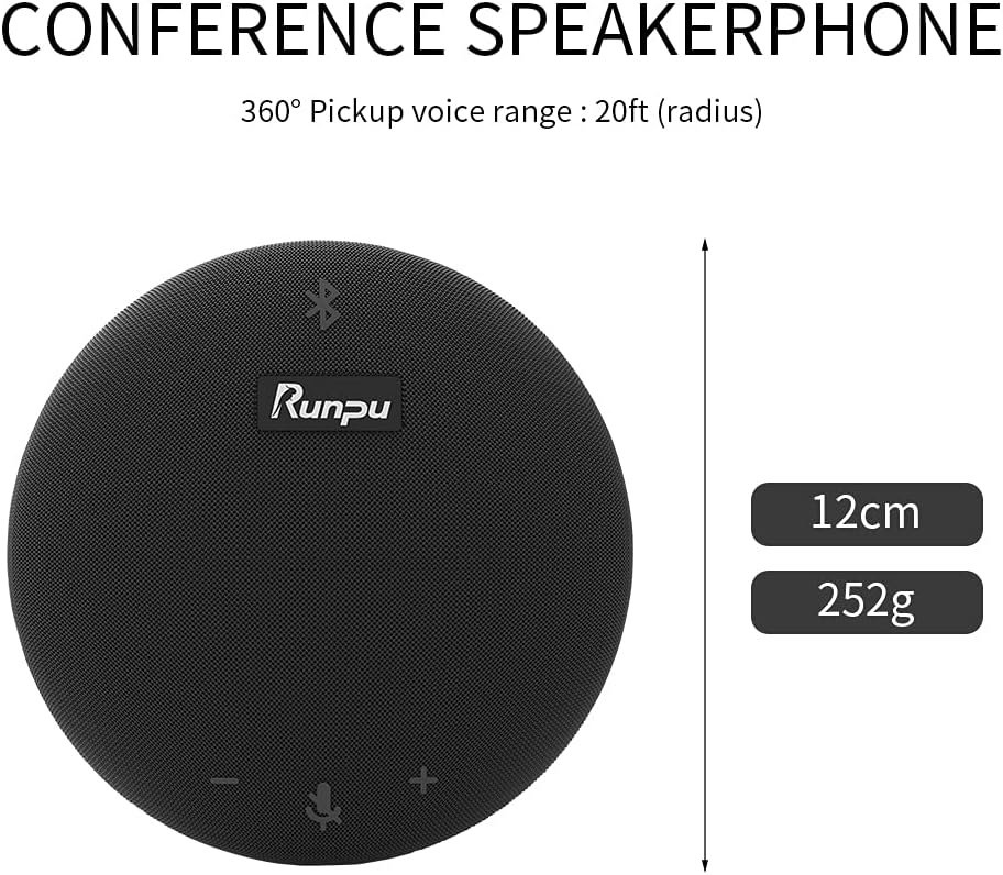 Bluetooth USB Omnidirectional Microphone Speaker with Noise Canceling S15124