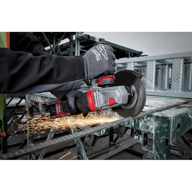 18V Brushless Cordless 4-1/2 in./6 in. Grinder and Hammer Drill O88569