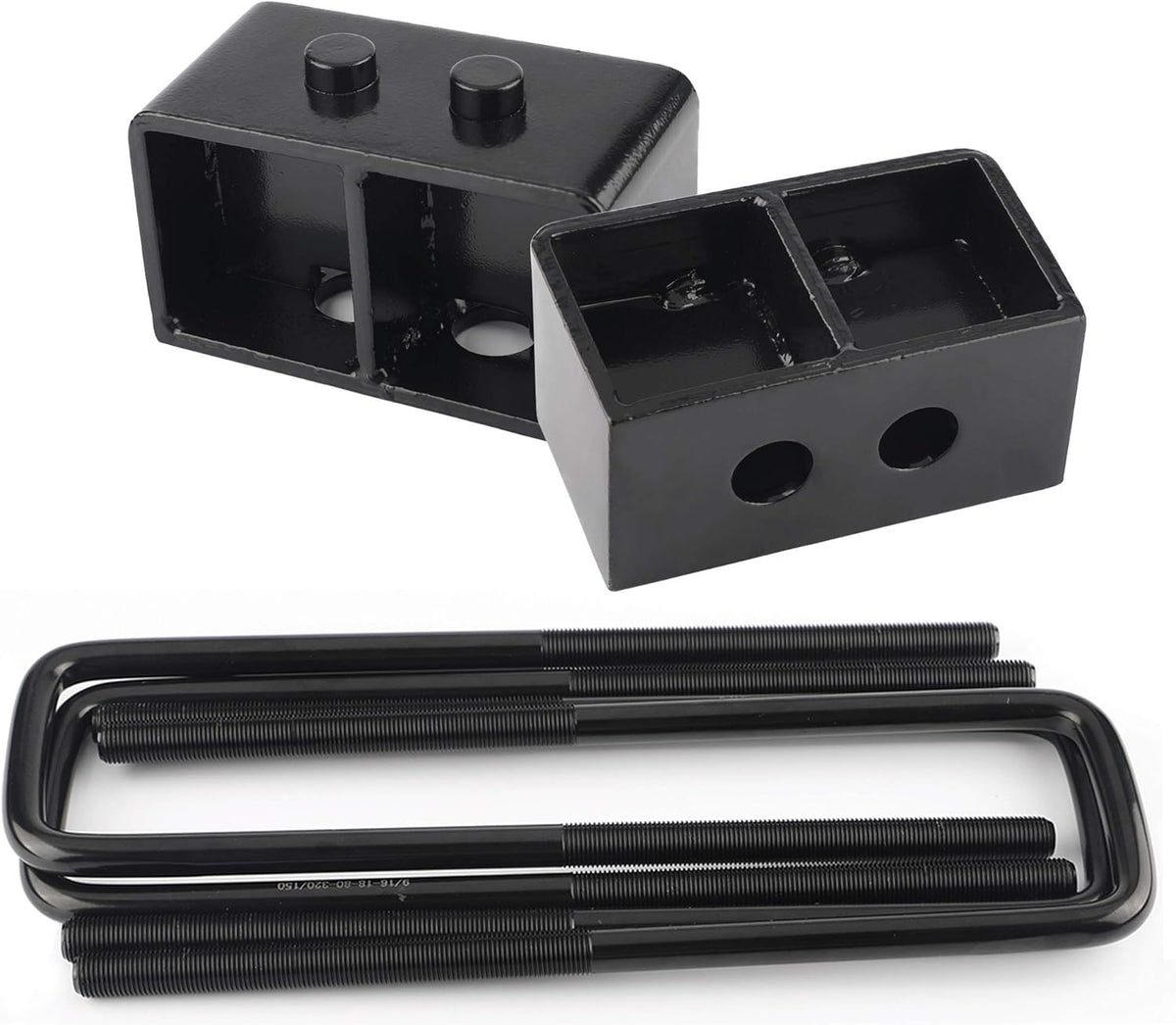 3" Rear Leveling Lift Block Kits Square U-Bolts Pickup Pack of 2 Z106762
