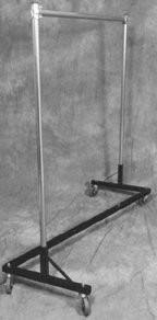 Heavy Duty Single Rail Z Rack White E8162