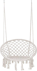 Beige Cotton Rope Hammock Chair A8971