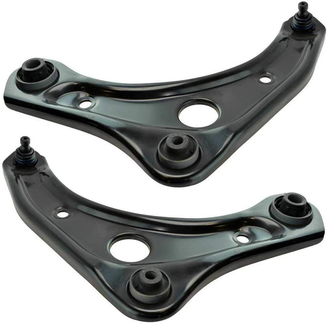 Pair of 2 Front Lower Suspension Control Arm and Ball Joint Assembly with Bushing Q4191